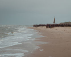 Blick in Richtung Kugelbake